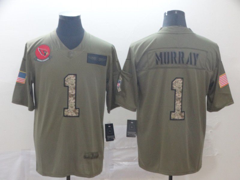 Men Arizona Cardinals #1 Murray Nike 2019 Olive Camo Salute to Service Limited NFL Jerseys->indianapolis colts->NFL Jersey